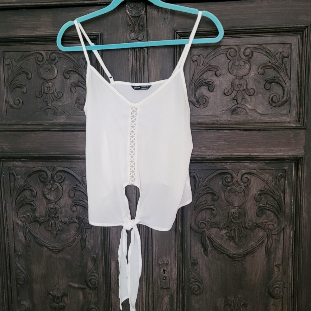 Shein white tank